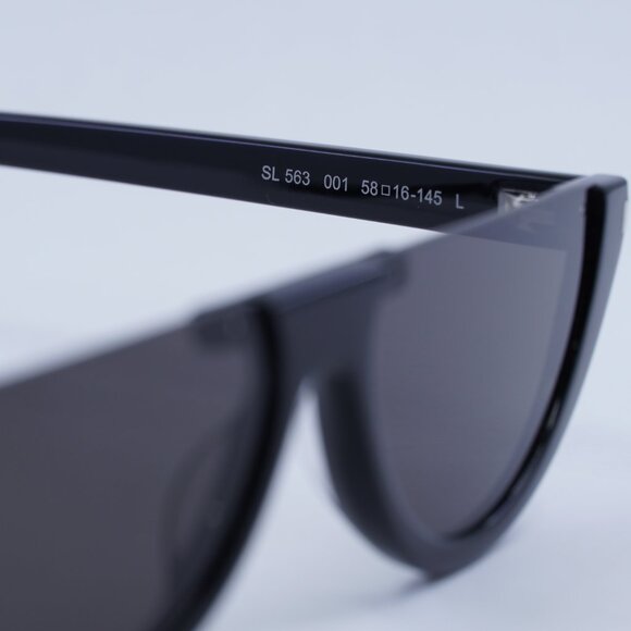 ?️ New Saint Laurent SL563 001 Sunglasses - Black Frame, Black Lenses main image 11